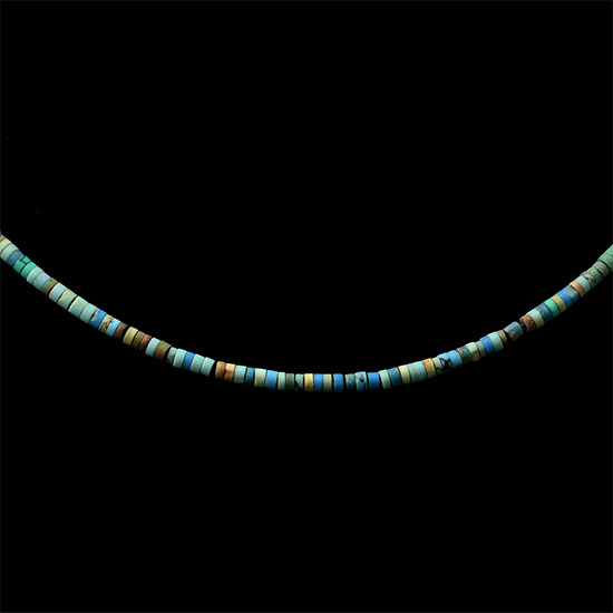 Achaemenid Blue Stone and Other Bead Necklace String