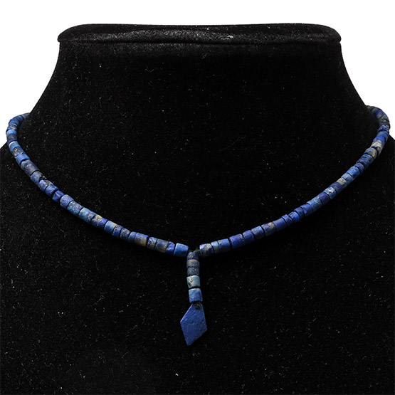 Western Asiatic Style Lapis Lazuli Bead Necklace String