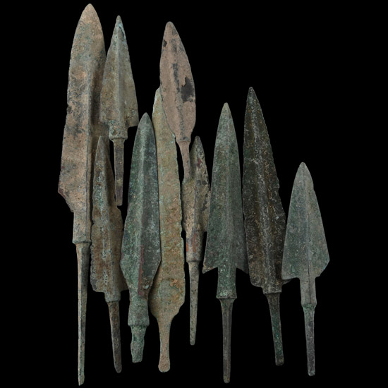 Western Asiatic Bronze Arrowhead Collection