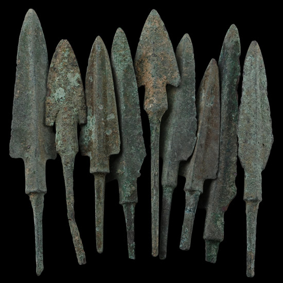 Western Asiatic Bronze Arrowhead Collection