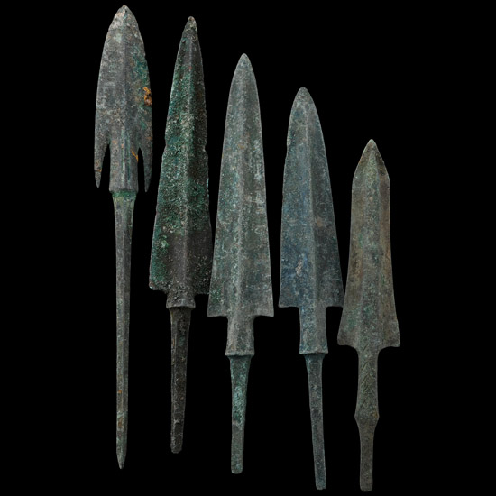 Western Asiatic Bronze Arrowhead Collection
