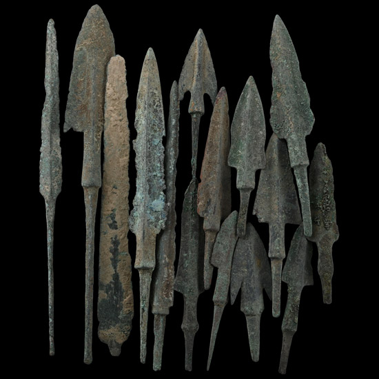 Western Asiatic Bronze Arrowhead Collection