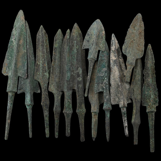 Western Asiatic Bronze Arrowhead Collection