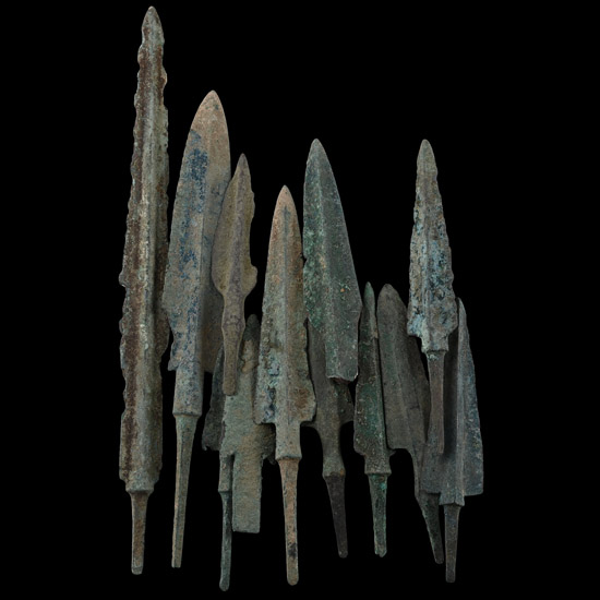 Western Asiatic Bronze Arrowhead Collection