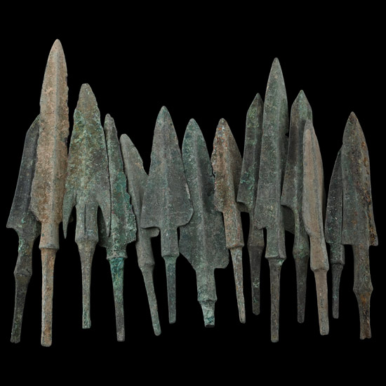 Western Asiatic Bronze Arrowhead Collection