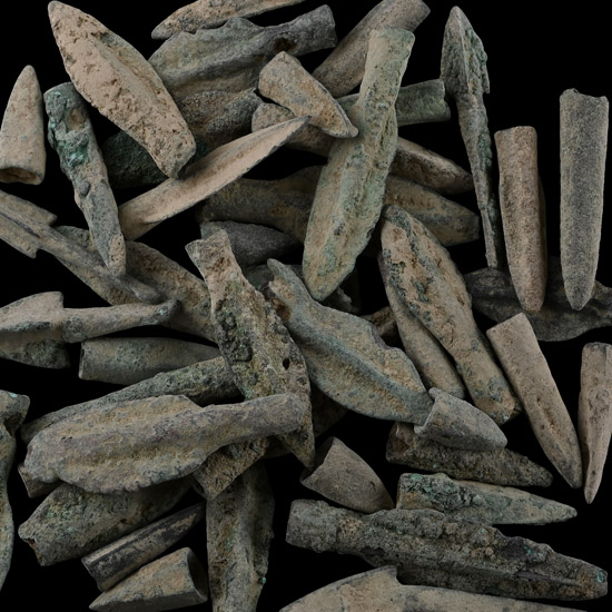 Greek and Scythian Bronze Arrowhead Collection