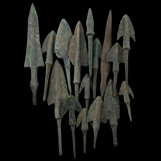 Western Asiatic Bronze Arrowhead Collection