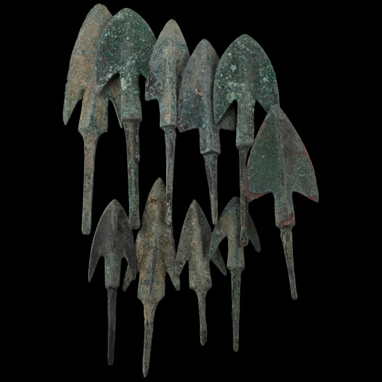 Western Asiatic Bronze Arrowhead Collection
