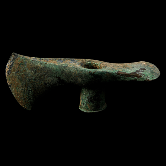Luristan Bronze Socketted Adze-Axehead