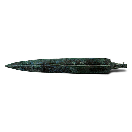 Luristan Bronze Tanged Spearhead