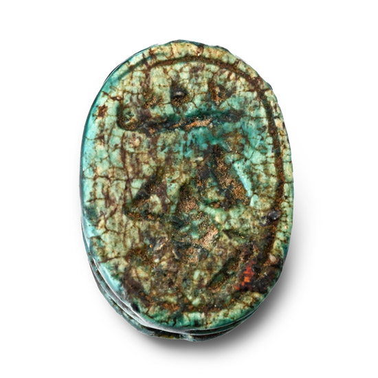 Egyptian Faience Scarab