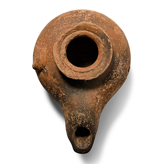 Greek Terracotta Oil Lamp