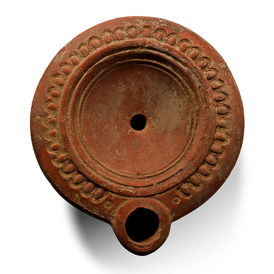 Roman Terracotta Oil Lamp