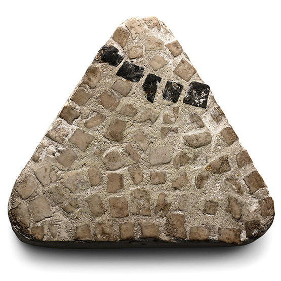 Roman Mosaic Floor Section Display