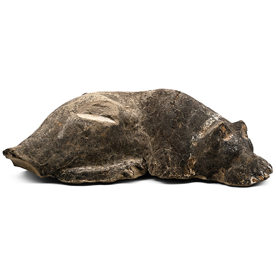 Chinese Han Terracotta Sleeping Dog
