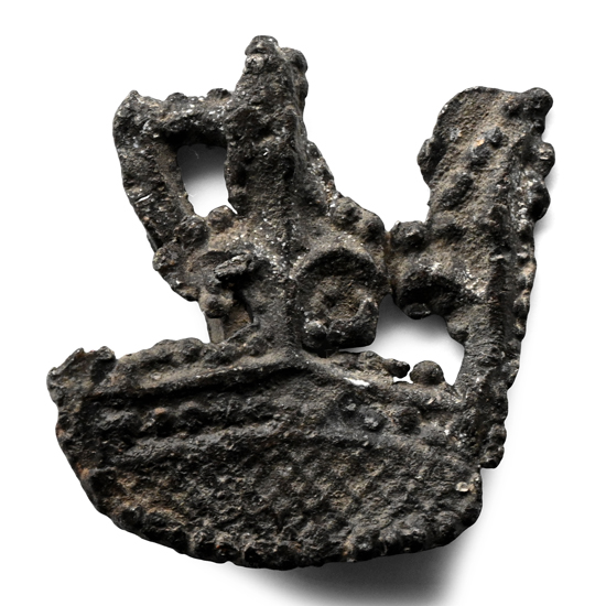 Medieval Pewter Saint Edward the Confessors Crown Pilgrims Badge