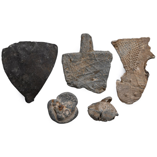 Medieval Pewter and Lead Pilgrims Artefact Group