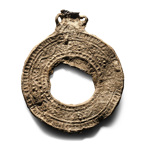 Roman Lead Votive Mirror Frame