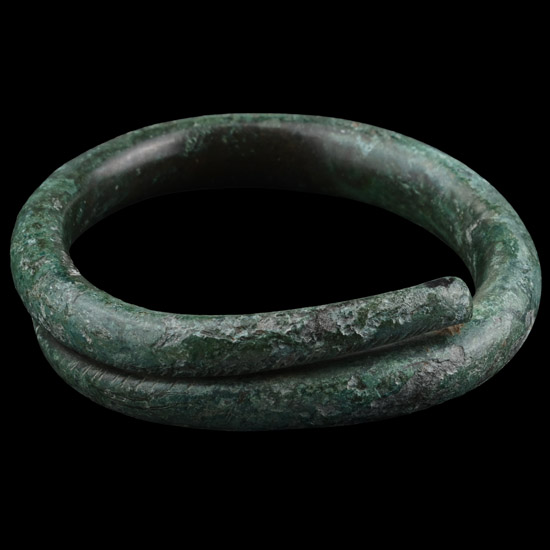 Bronze Age Decorated Coiled Bracelet