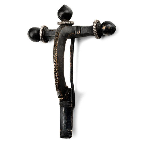 Large Roman Bronze Crossbow Brooch