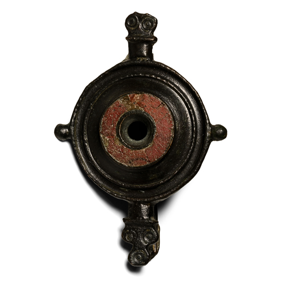 Roman Enamelled Bronze Plate Brooch