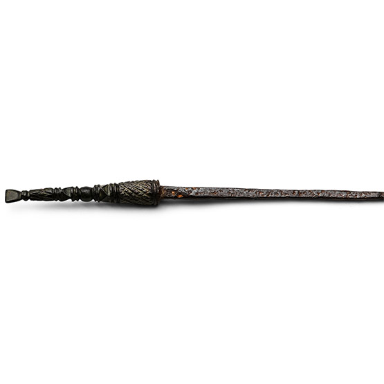 Roman Iron-Shafted Bronze Stylus with Eraser
