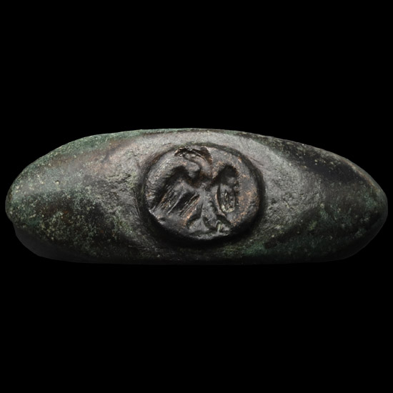 Roman Bronze Military Ring with Spread Eagle