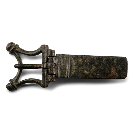 Roman Bronze Military Belt Buckle