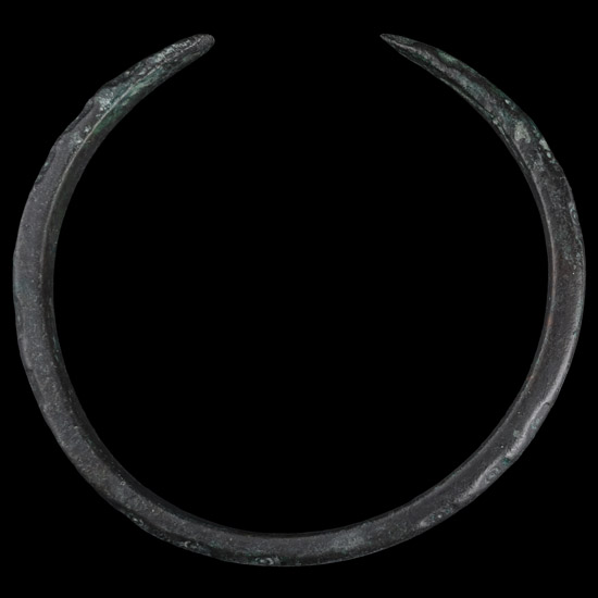 Roman Bronze Decorated Armilla Bracelet
