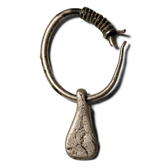 Viking Age Silver Axehead Pendant