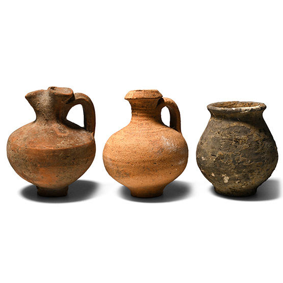 Roman Terracotta Juglet and Cup Group