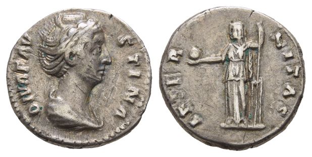 Diva Faustina I AR Denarius.