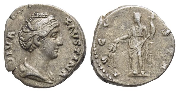 Diva Faustina I AR Denarius.