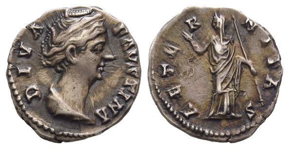 Diva Faustina I AR Denarius.