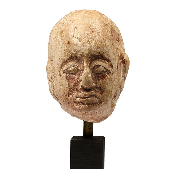 Egyptian Stone Head of a Man