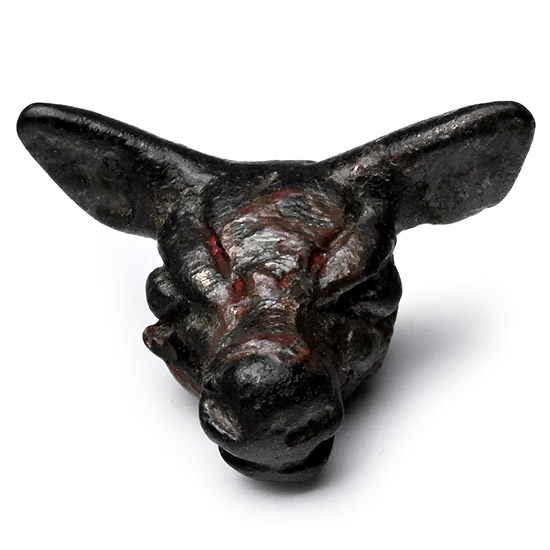 Western Asiatic Bronze Amulet of a Deers Head
