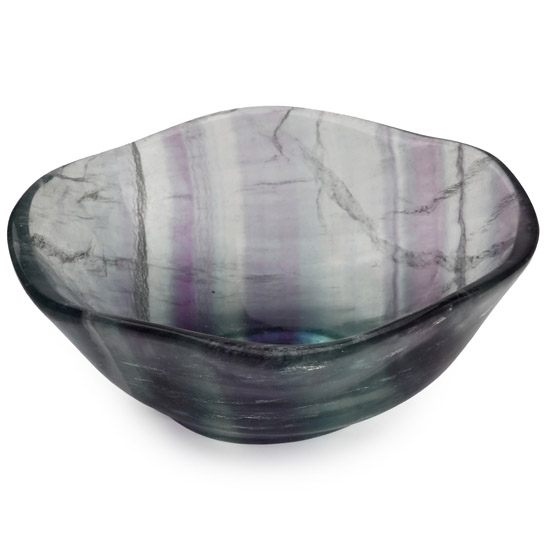Fluorite Bowl Mineral Display Specimen