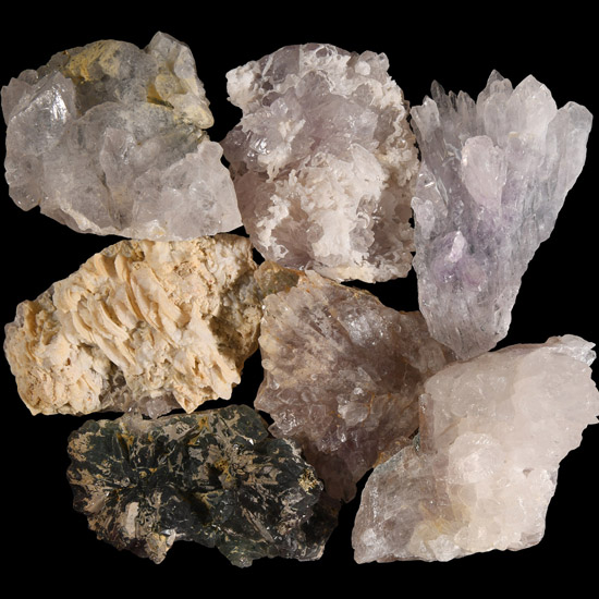 Mixed Mineral Specimen Collection