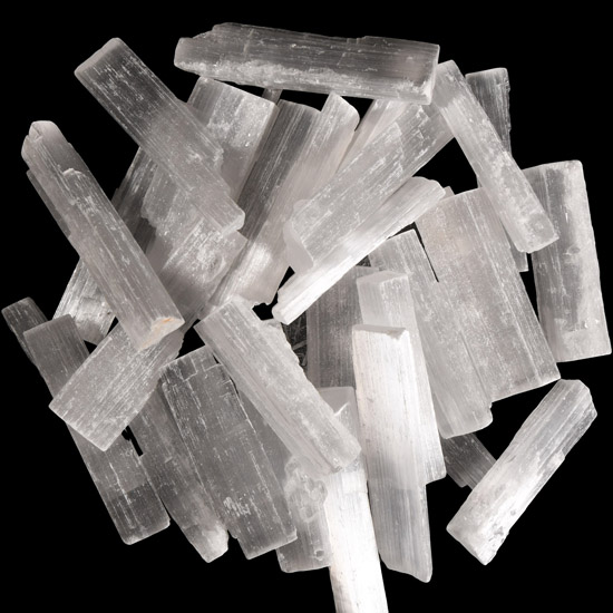 Selenite Crystal Wand Specimen Group
