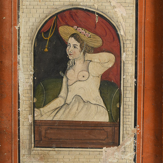Indian Framed Watercolour Painting