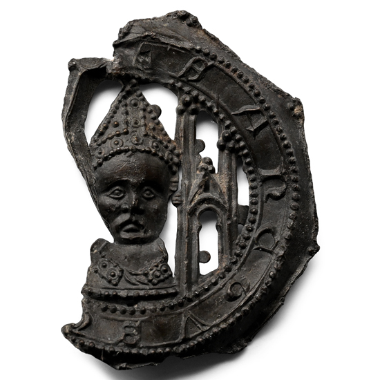 Medieval Pewter Pilgrims Badge of Archbishop Thomas Becket