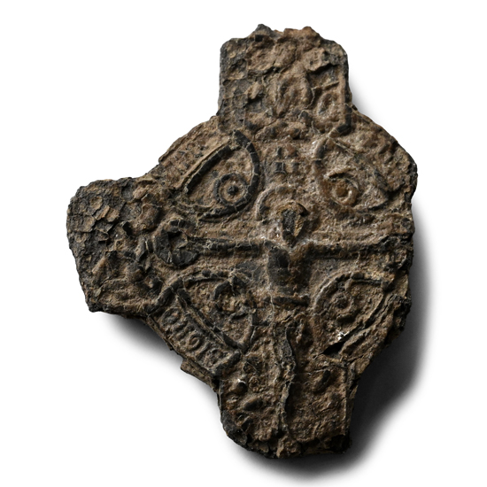 Tudor Period Pewter Pilgrims Pendant with Bishop