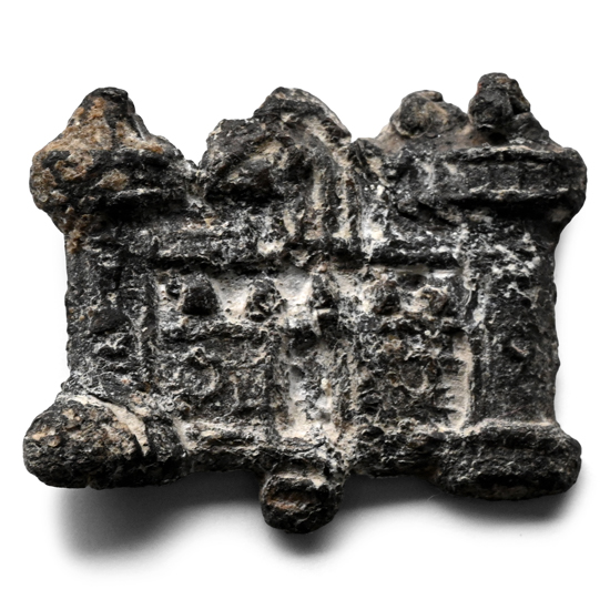 Medieval Pewter Pilgrims Badge with Castle