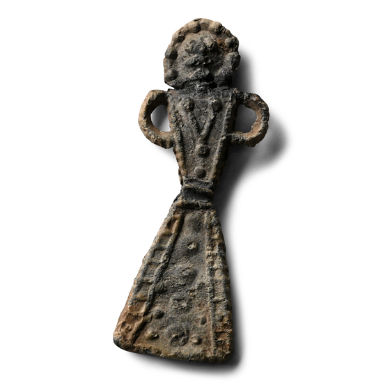 Medieval Pewter Pilgrims Badge with St. Sitha