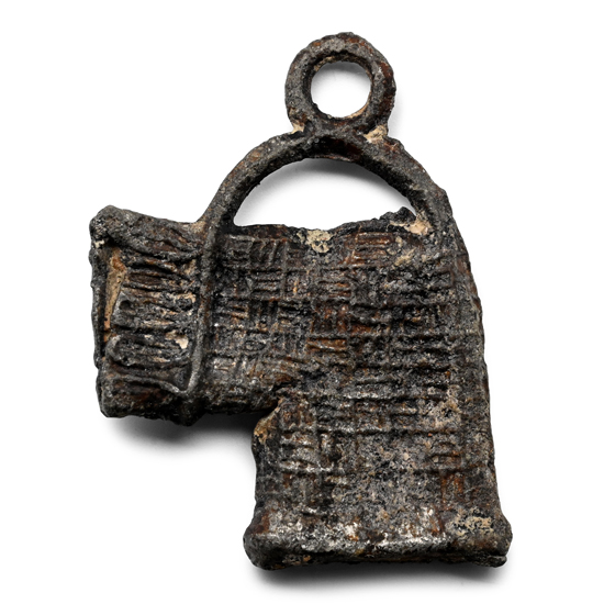 Medieval Pewter Pilgrims Sudarium Pendant