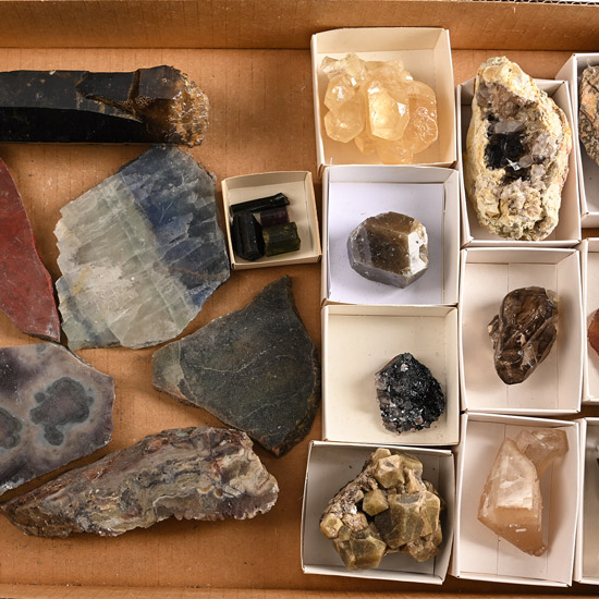Collection of Twenty [20] Assorted Mineral Specimens