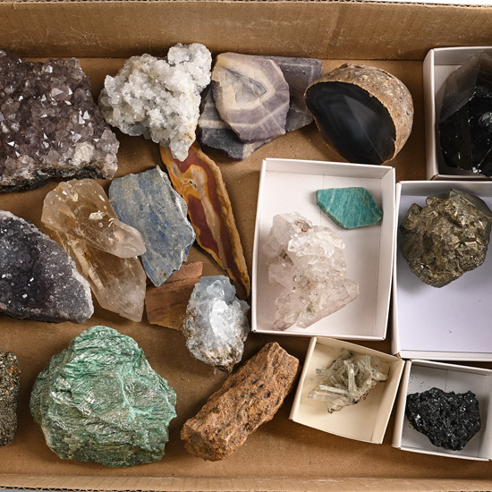 Twenty [20] Assorted Mixed Mineral Specimens