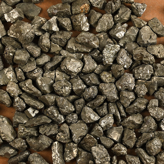 Large Group of Pyrite Fools Gold Mineral Specimens