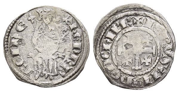Crusaders. Lusignan Kingdom of Cyprus, Henry II AR Gros petit.