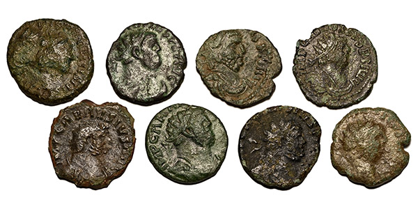 Group of Eight [8] Carausius AE Antoniniani.